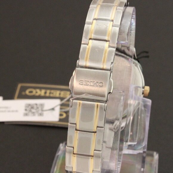 Ladies Seiko Essentials Two Tone Textured Dial 30mm main image 12